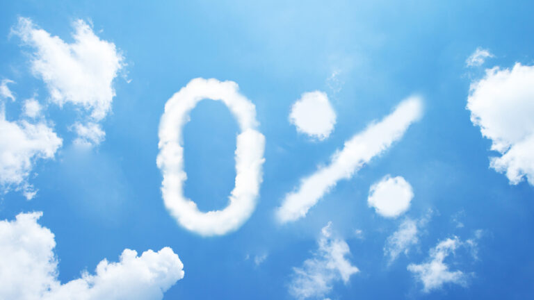 Nube con forma de 0%