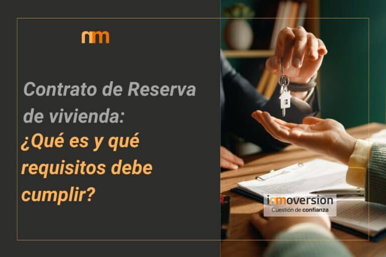 Contrato reserva vivienda