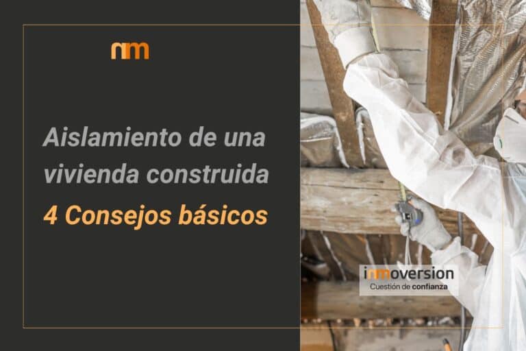 Aislamiento de una vivienda construida