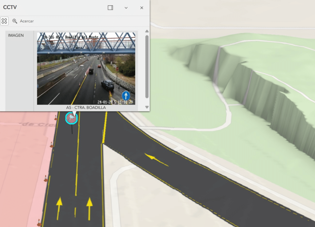 Obras por el soterramiento de la A5