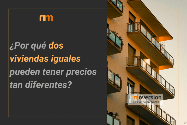 por qué dos viviendas iguales tienen precios diferentes